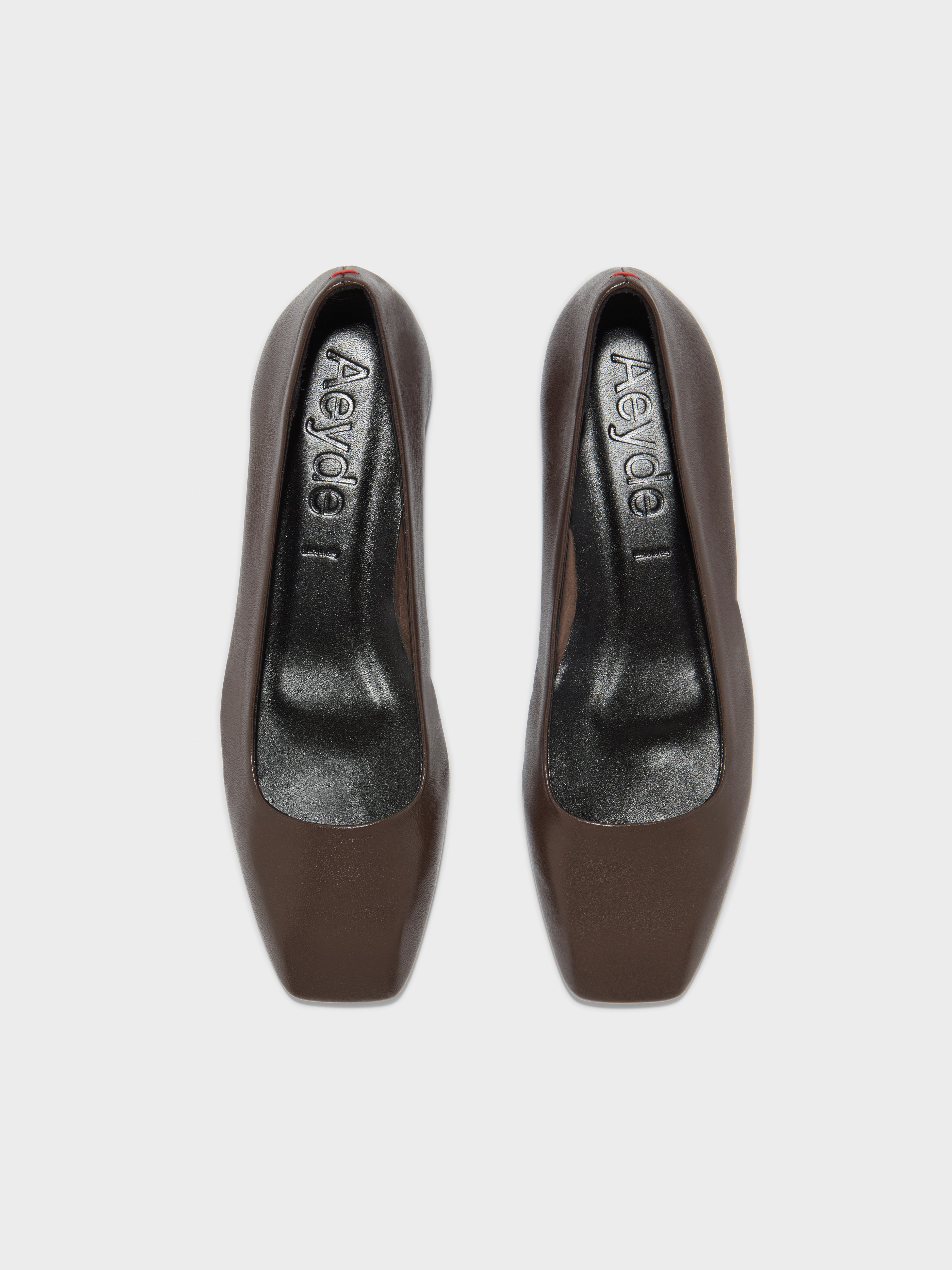 Ida Leather Square-Toe Flats - Image 5