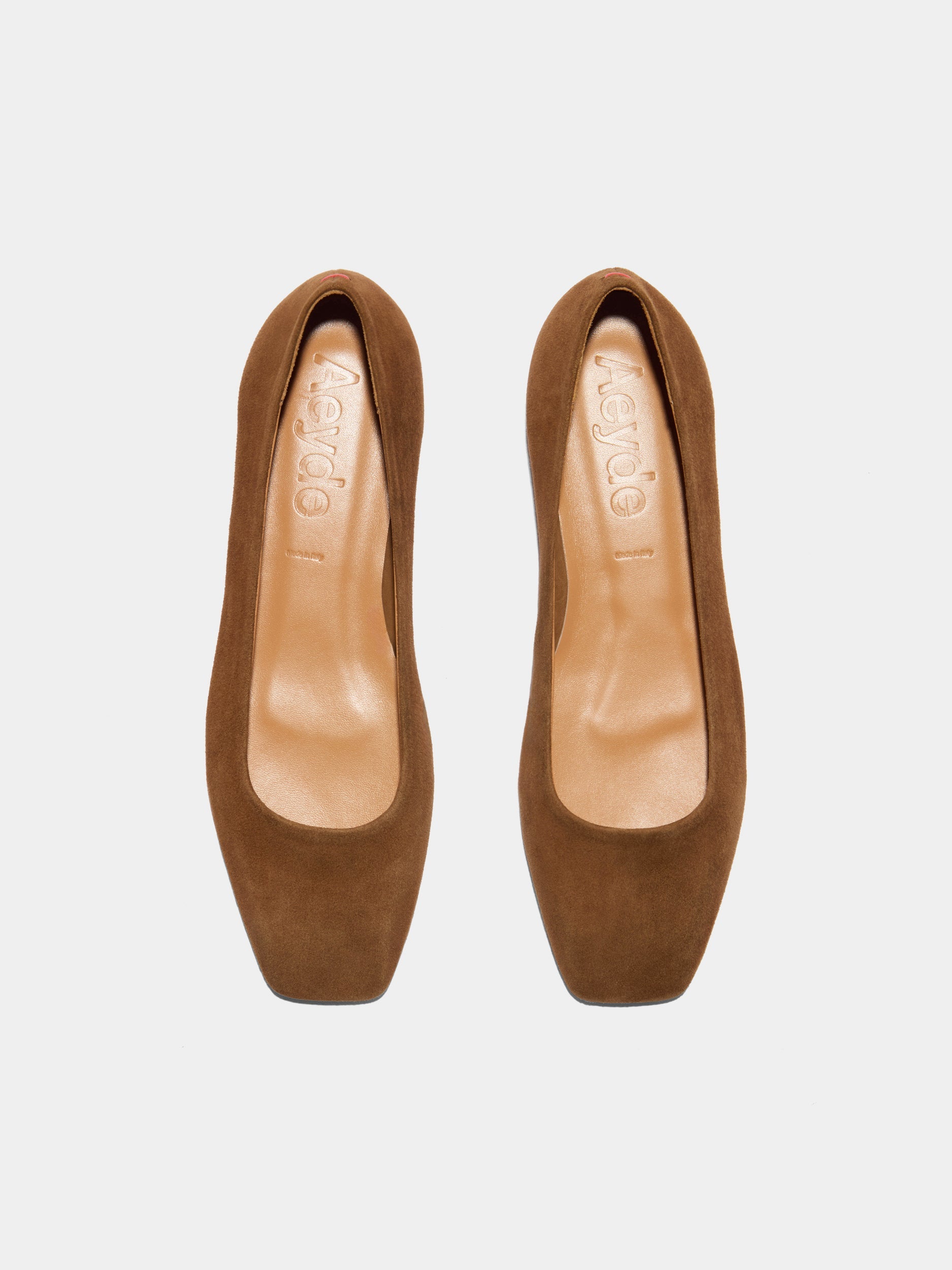 Ida Suede Square-Toe Flats - Image 5