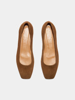 Ida Suede Square-Toe Flats - Image 5