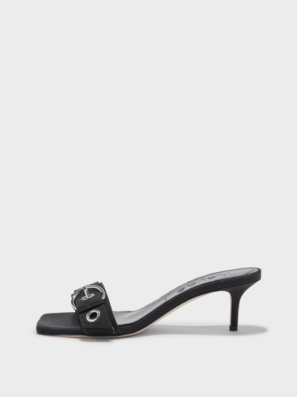Ilvy Eyelet Grosgrain Mules