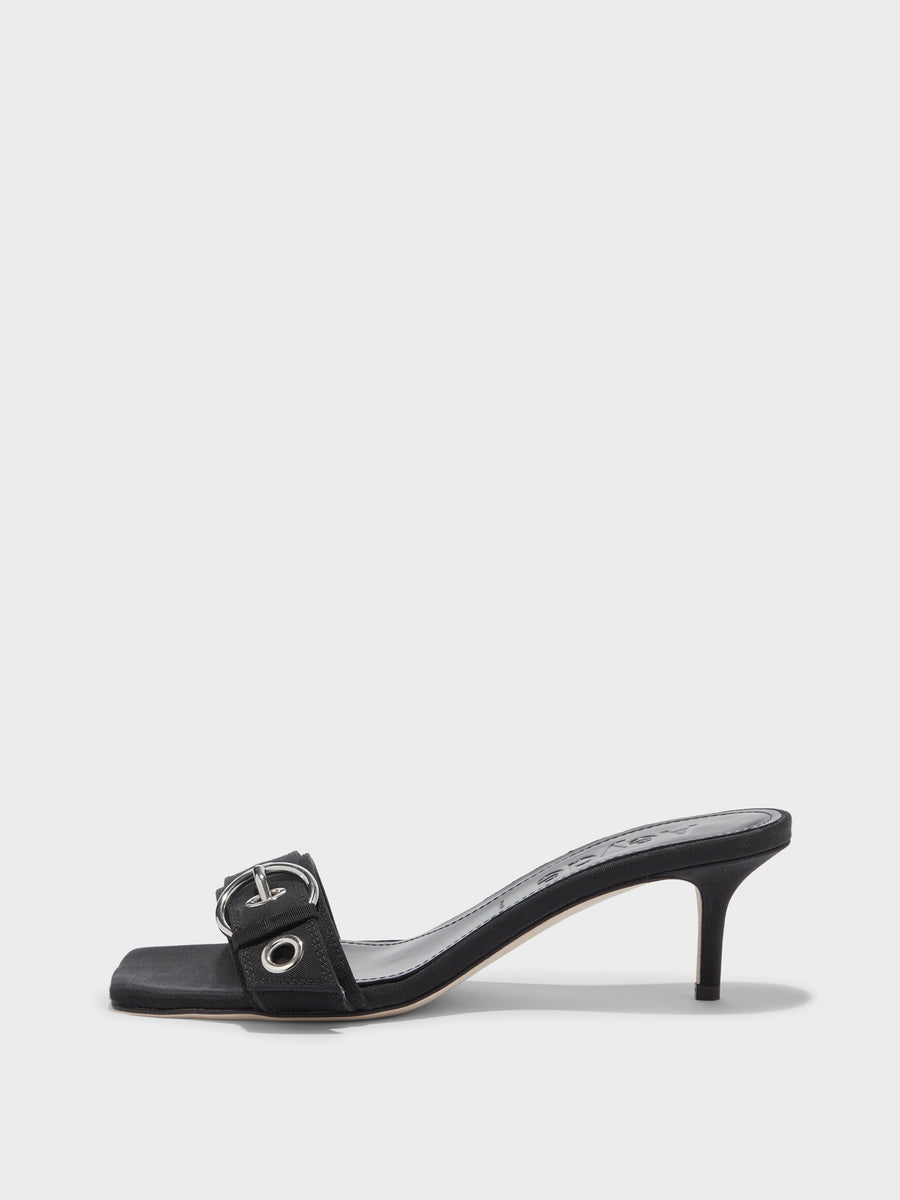 Ilvy Eyelet Grosgrain Mules