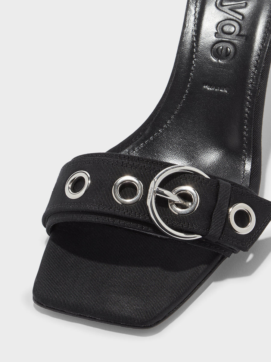 Ilvy Eyelet Grosgrain Mules