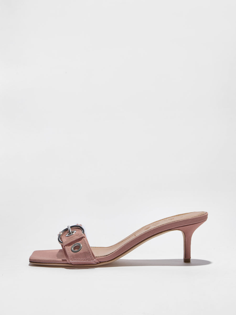 Ilvy Eyelet Grosgrain Mules