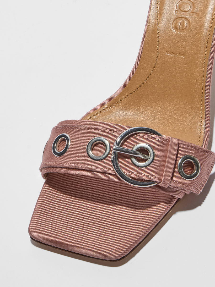 Ilvy Eyelet Grosgrain Mules
