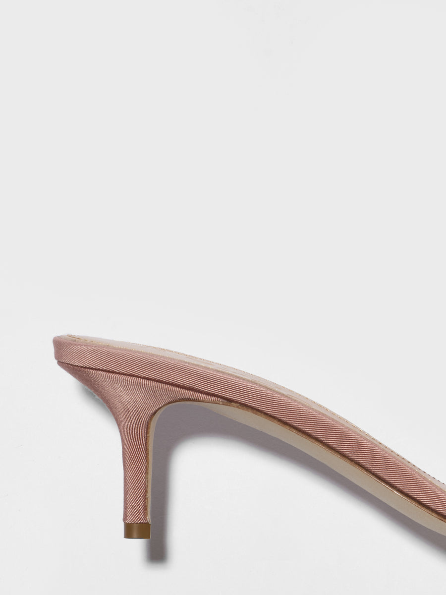 Ilvy Eyelet Grosgrain Mules