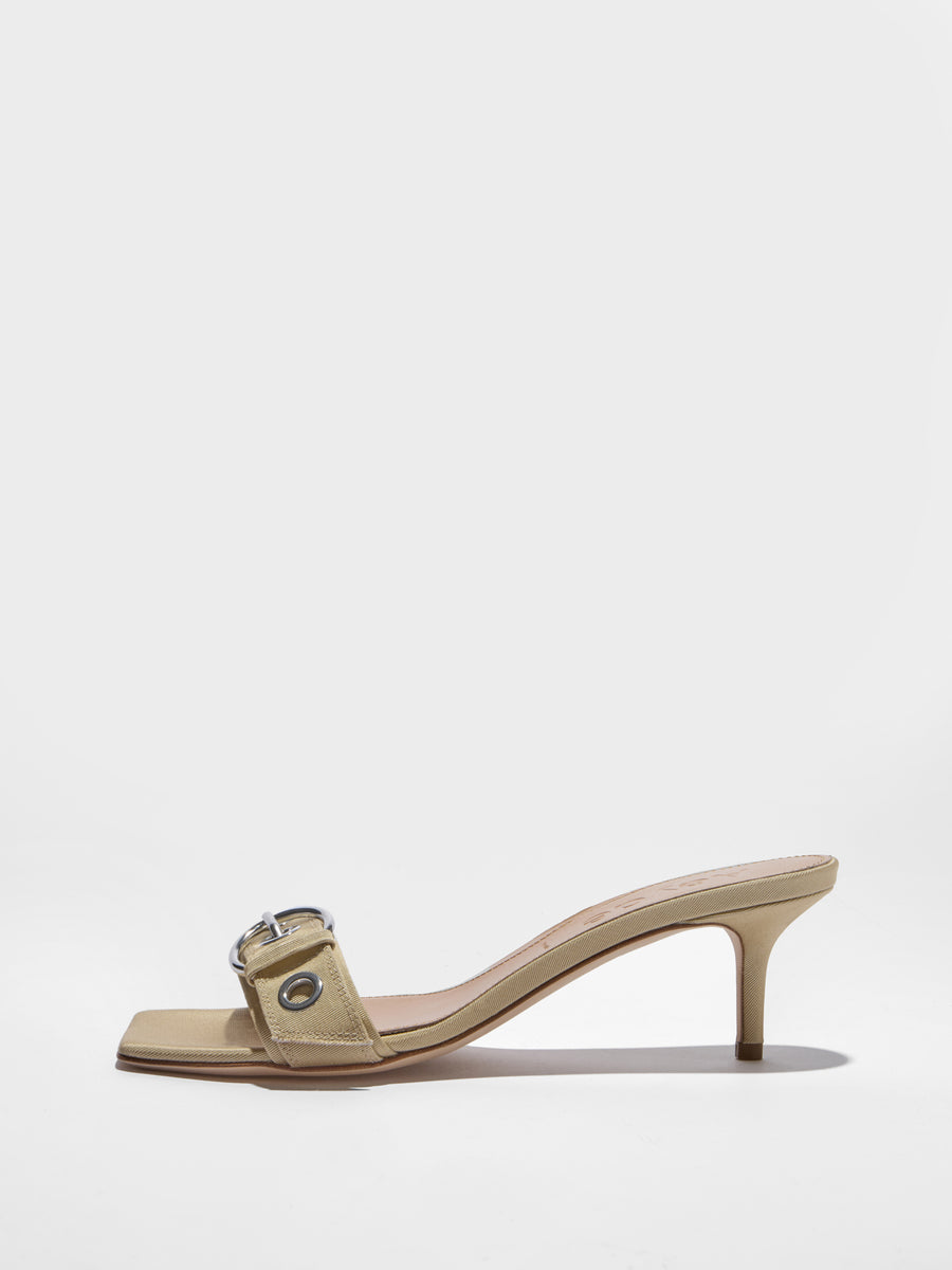 Ilvy Eyelet Grosgrain Mules