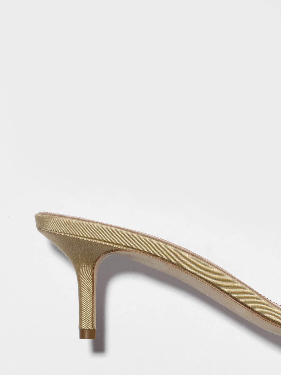 Ilvy Eyelet Grosgrain Mules