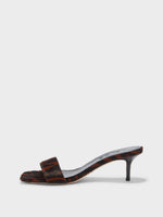 サンダル・ミュール aeyde SS25 55mm (ILVY ZEBRA PONYHAIRCREAMY) AEYDE Ilvy zebra-print pony hair mules | NET-A-PORTER
