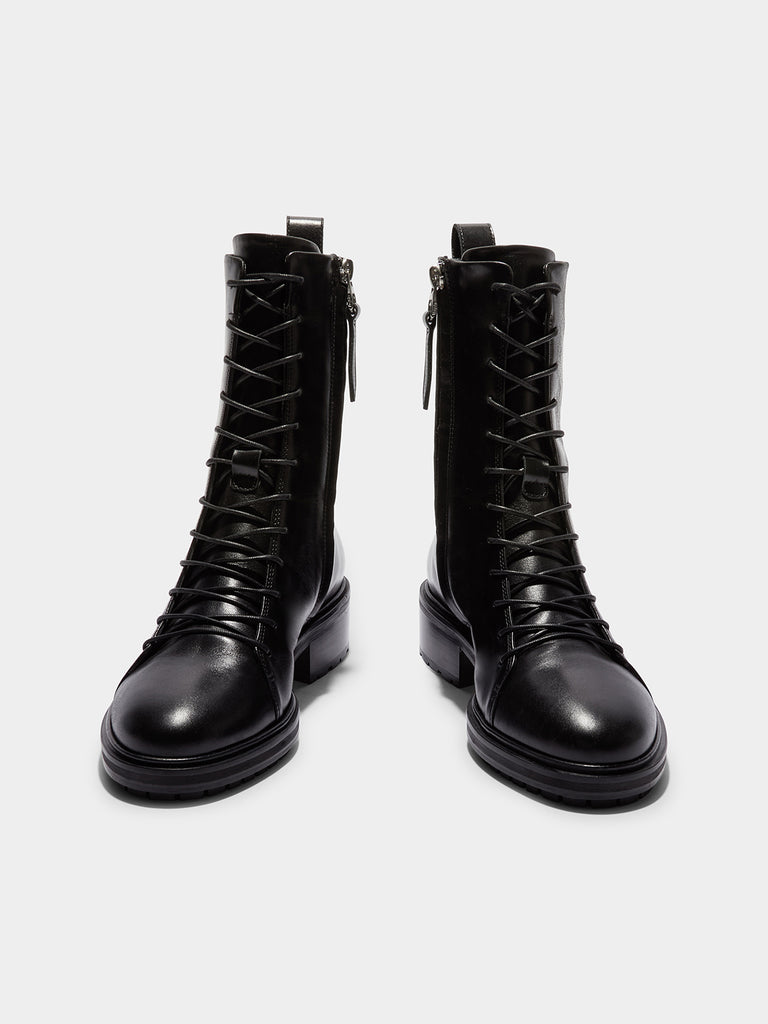 Isa Boot Isa Leather Ankle Boots | Black Calf