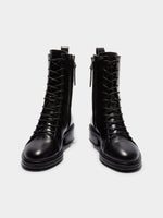Isa Leather Lace-Up Ankle Boots - Image 5