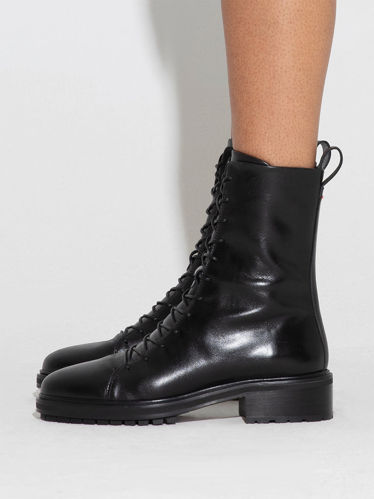 Isa Boot Isa Leather Ankle Boots | Black Calf
