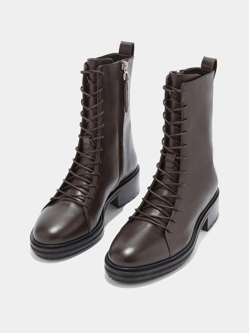 Isa Lace-Up Ankle Boots