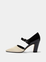 Isidora Duo-Tone Mary-Jane Pumps - Image 1