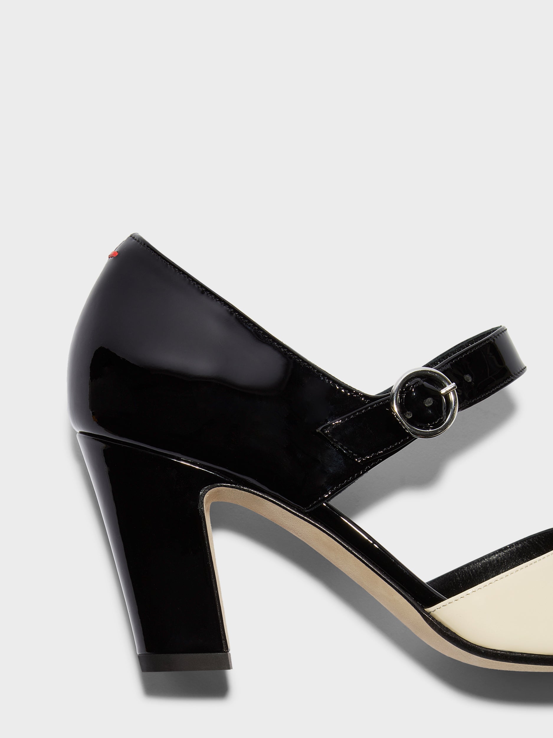 Isidora Duo-Tone Mary-Jane Pumps - Image 4
