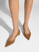 Judi Suede Pointed Pumps - Image 2