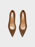 Judi Suede Pointed Pumps - Image 5