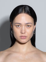 Junior Medium Palladium-Plated Earrings - Image 3