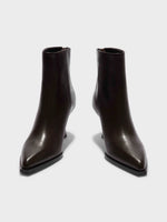 Kala Leather Cowboy Ankle Boots - Image 5