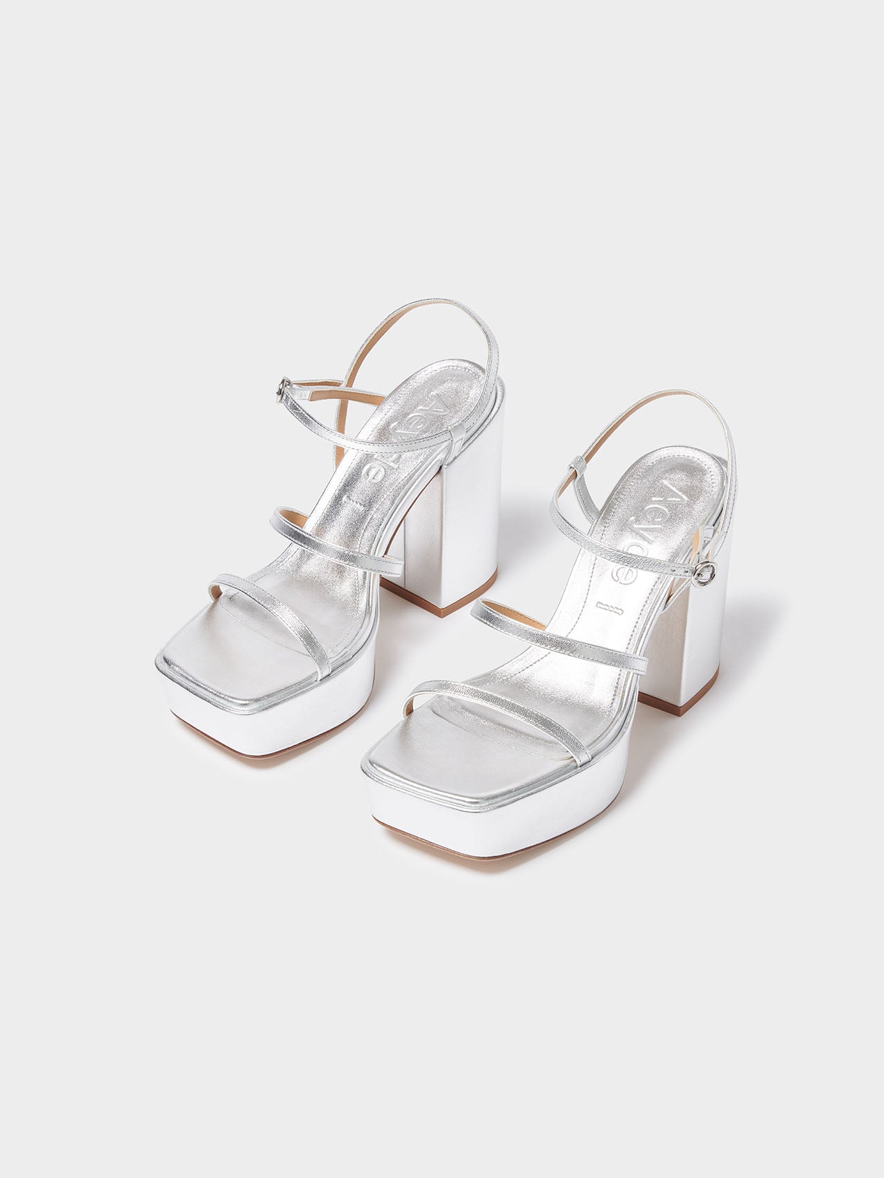 Katalin Leather Platform Sandals - Image 2