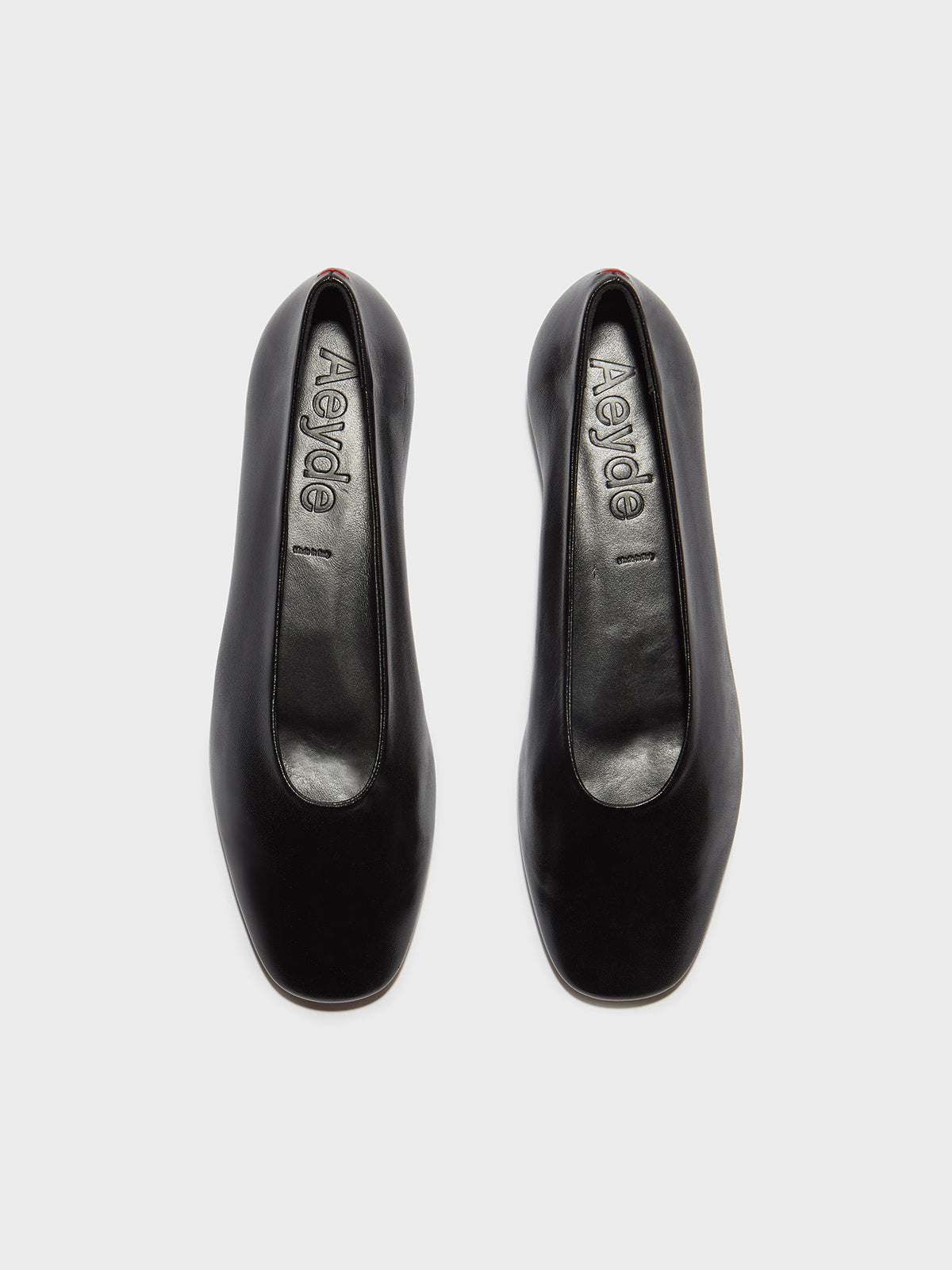 フラットシューズ AEYDE Woman Ballet flats Black A11FLRAZS8MFL0122100007 BLACK Gabriella Satin Ballet Flats – Aeyde