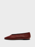 Kirsten Leather Ballet Flats - Image 1