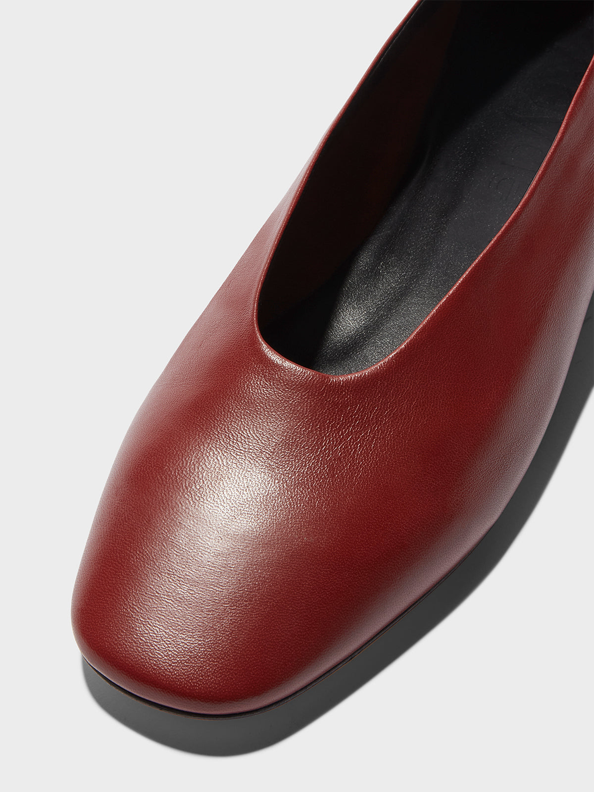 Aeyde | Kirsten Leather Ballet Flats Leather Flats for Women | Rust Nappa | Round Toe | Flat Heel | Luxury Materials | Handmade in Italy
