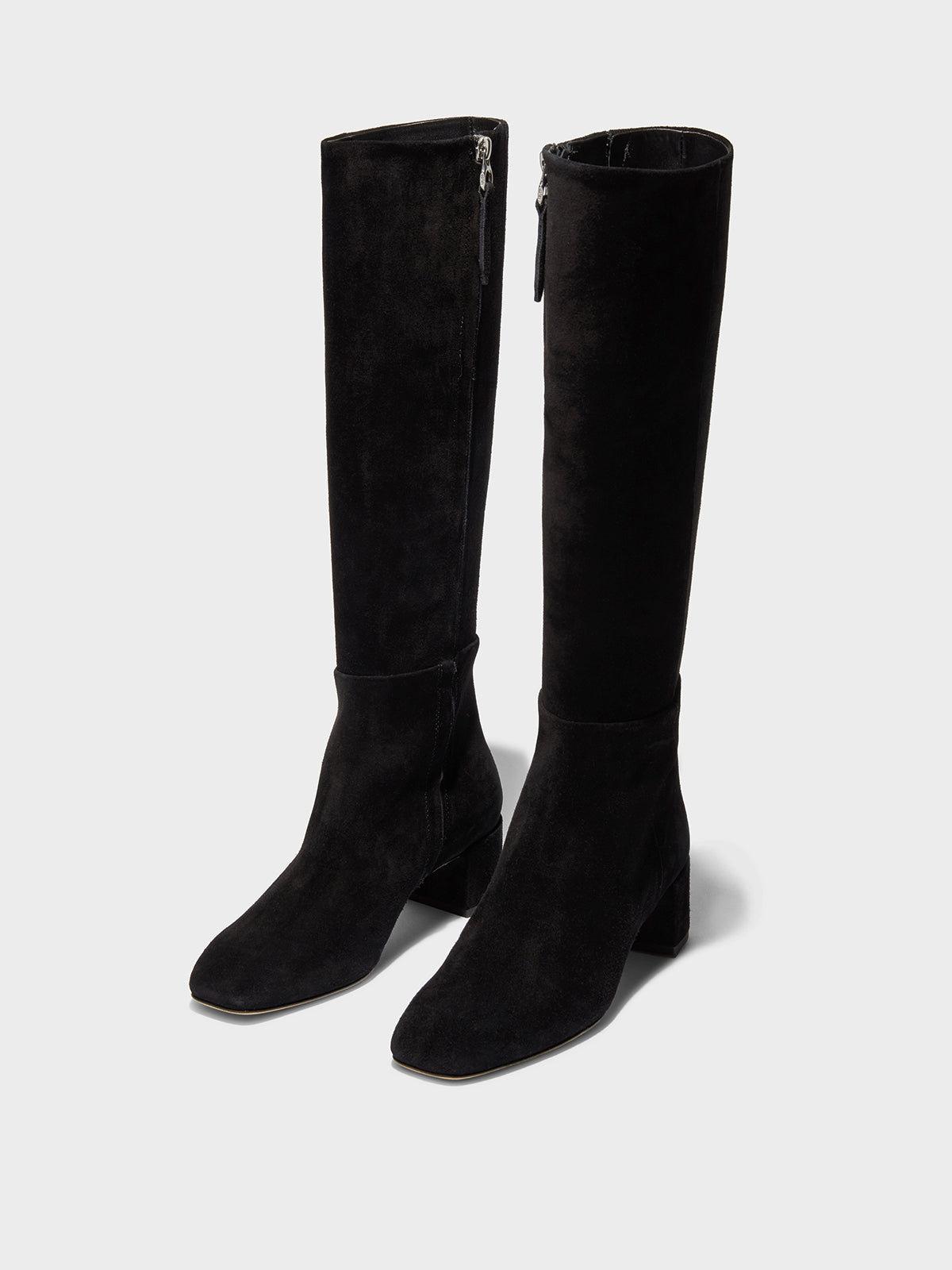 Aeyde | HENRY Black Knee-High Riding Boot