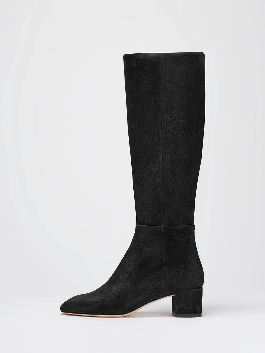 Laura Suede Knee-High Boots