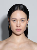 Laurie Large 18kt Gold and Palladium-Plated Hoop Earrings - Image 4