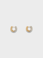 Laurie Small 18kt Gold and Palladium-Plated Hoop Earrings - Image 1
