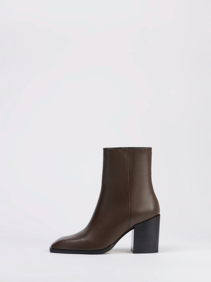 Aeyde  SOFIE Black Leather Ankle Boot
