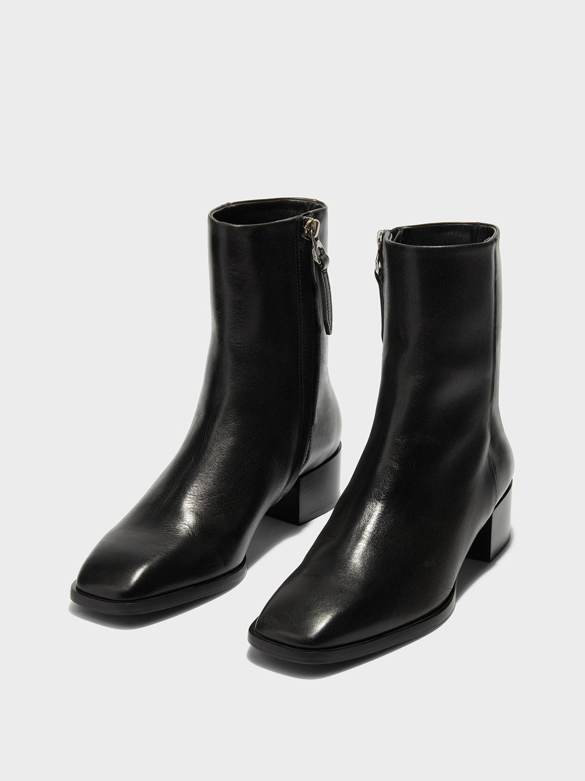 Lee Leather Ankle Boots - Image 2