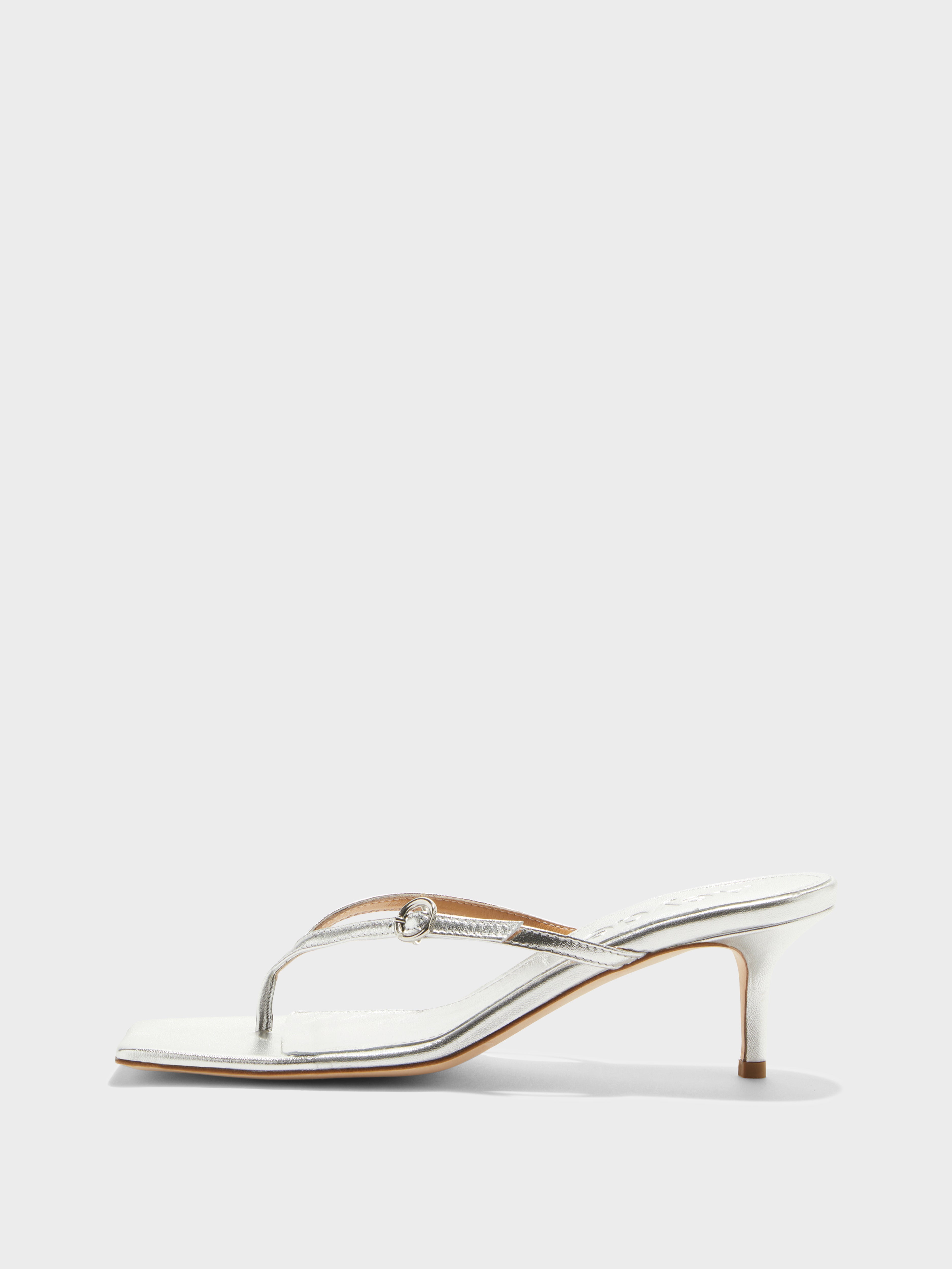 Leigh Leather Toe-Post Sandals - Image 1