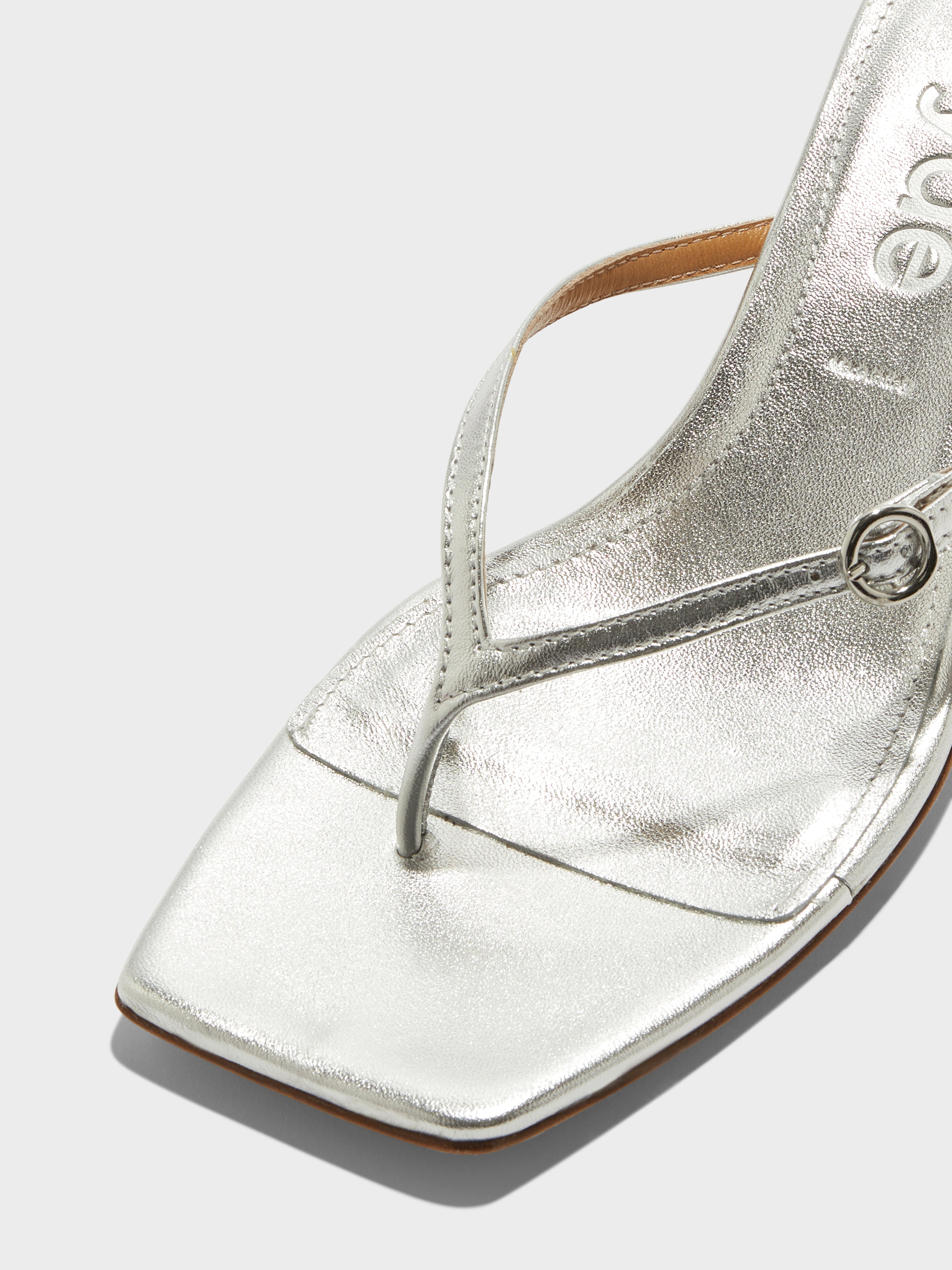 Leigh Leather Toe-Post Sandals - Image 3