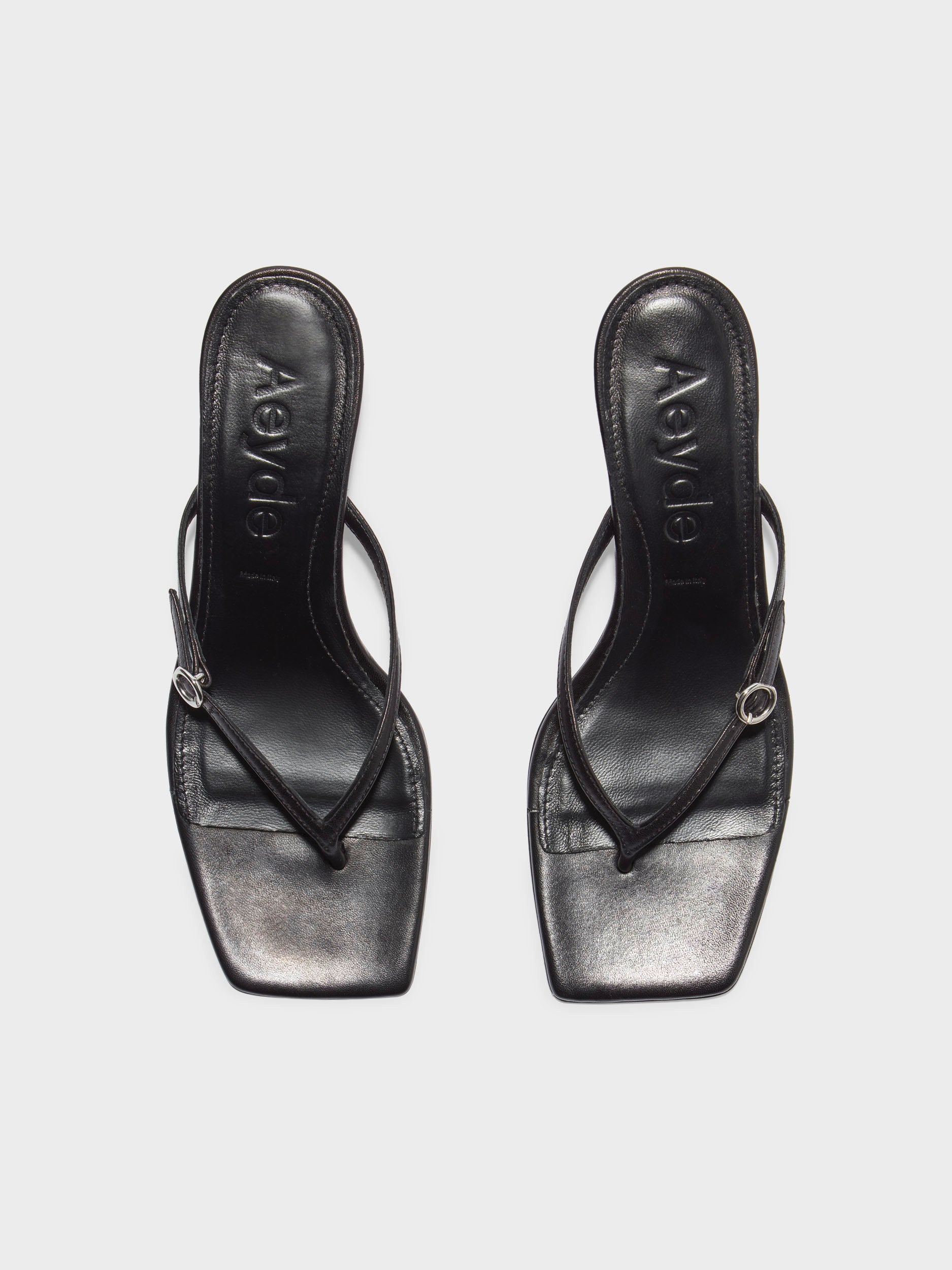 Leigh Leather Toe-Post Sandals - Image 5