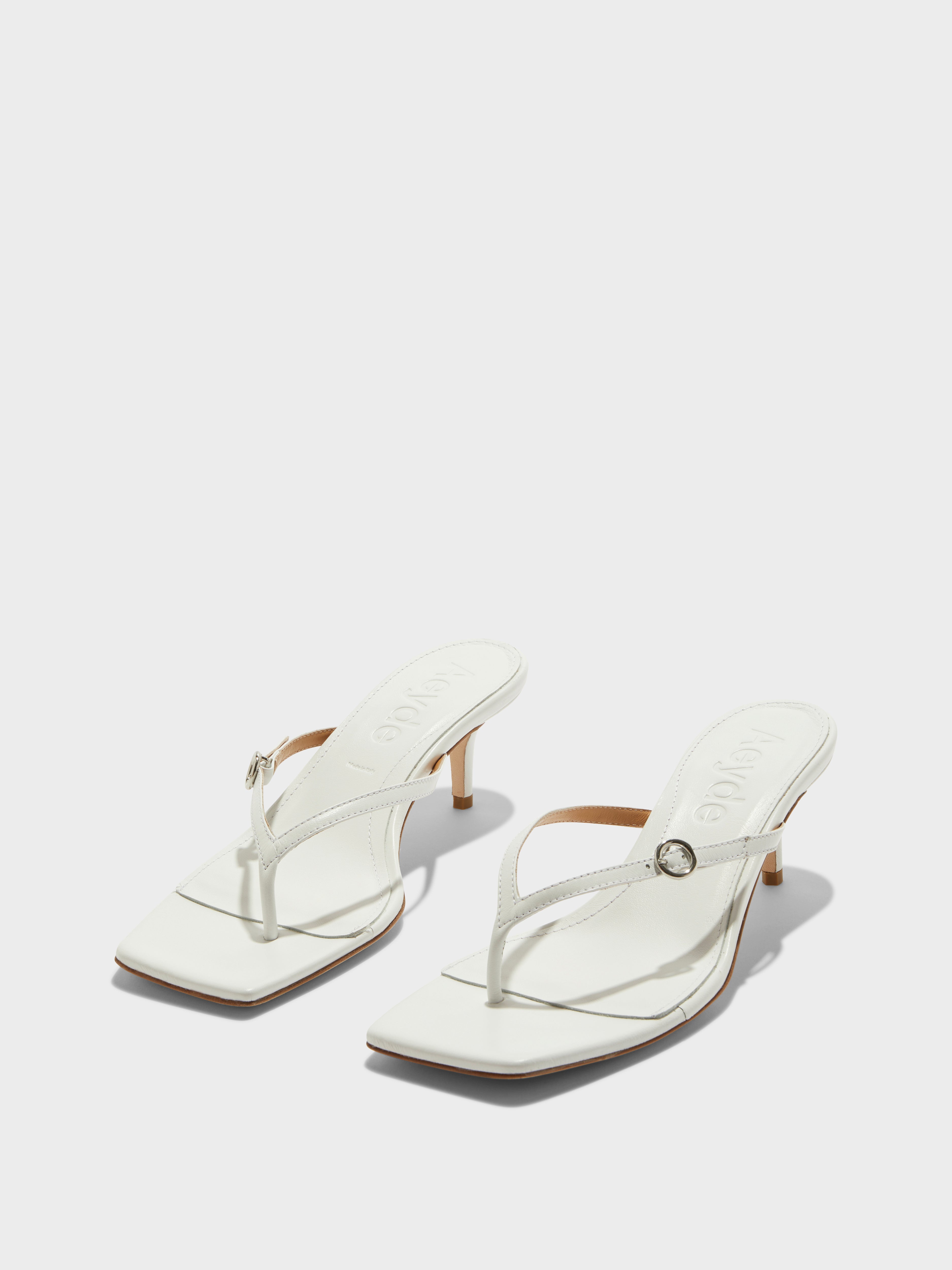 Leigh Leather Toe-Post Sandals - Image 2