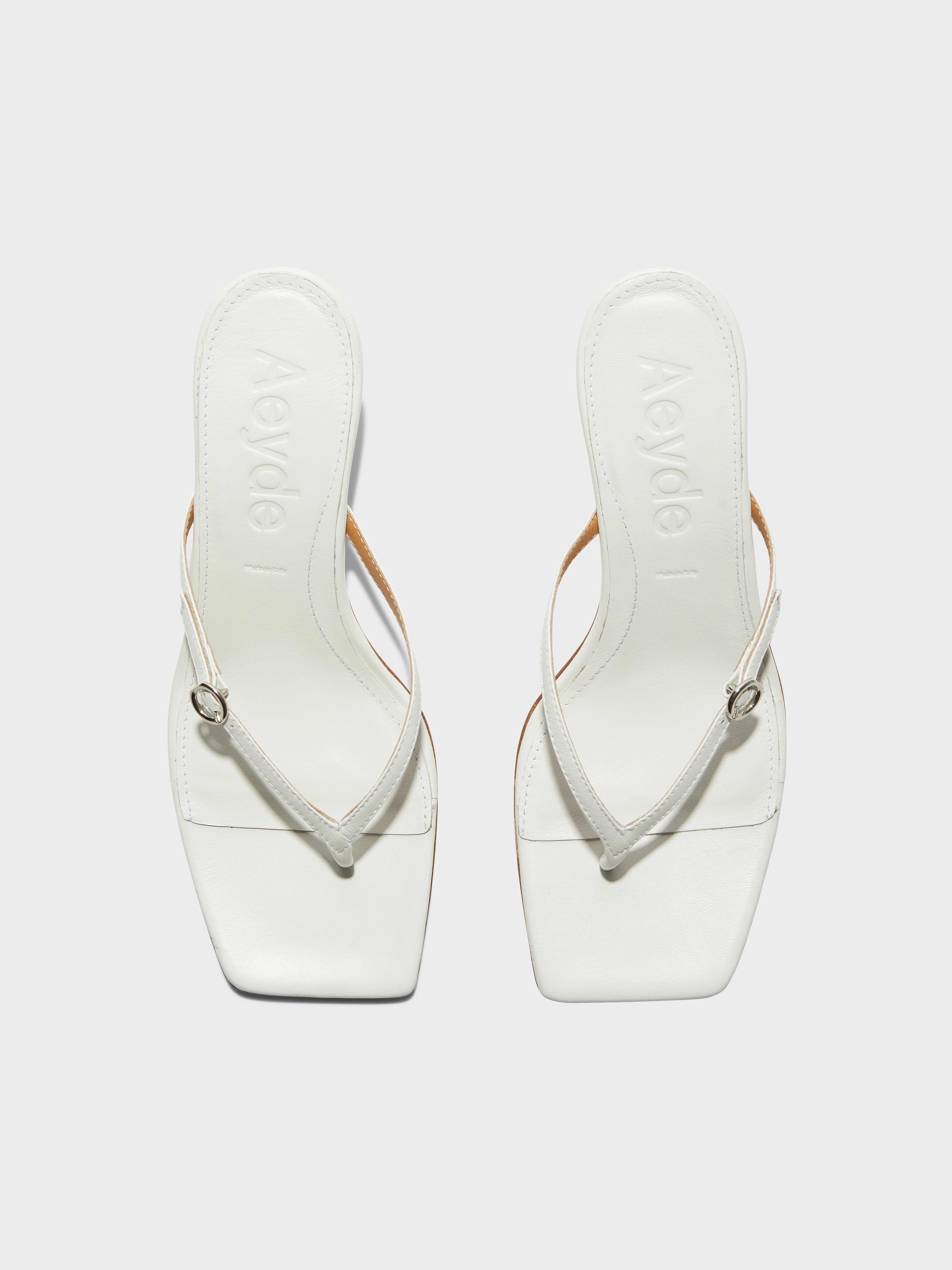 Leigh Leather Toe-Post Sandals - Image 5