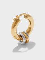 Lenny 18kt Gold-Plated Hoop Earrings - Image 2