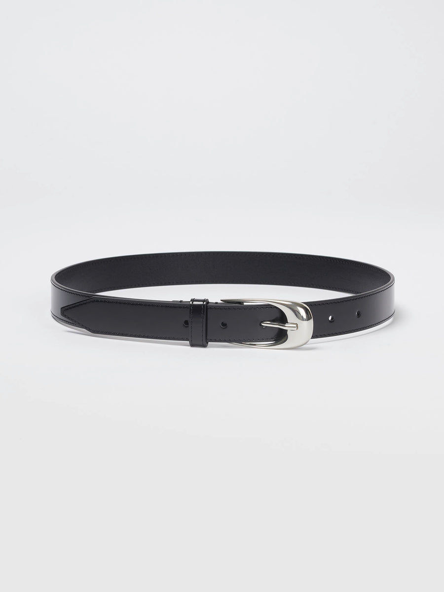 Leona Black/Gold Calf Aeyde