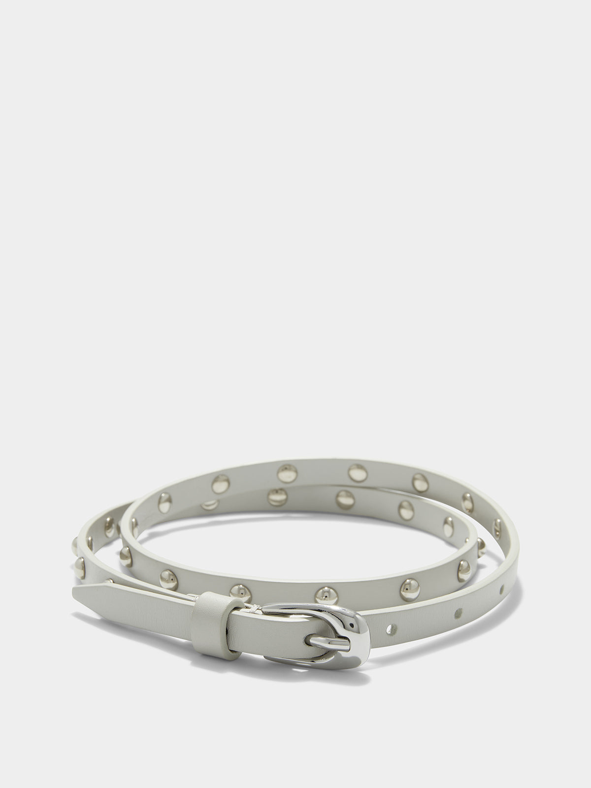Liam Studded Leather Belt - Image 1