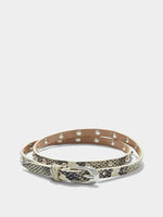 Liam Studded Leather Belt - Image 1