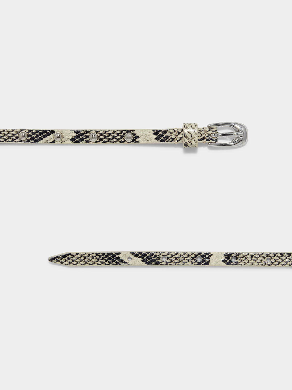 Liam Studded Leather Belt - Image 2