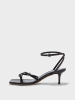 Libby Leather Kitten-Heel Sandals - Image 1