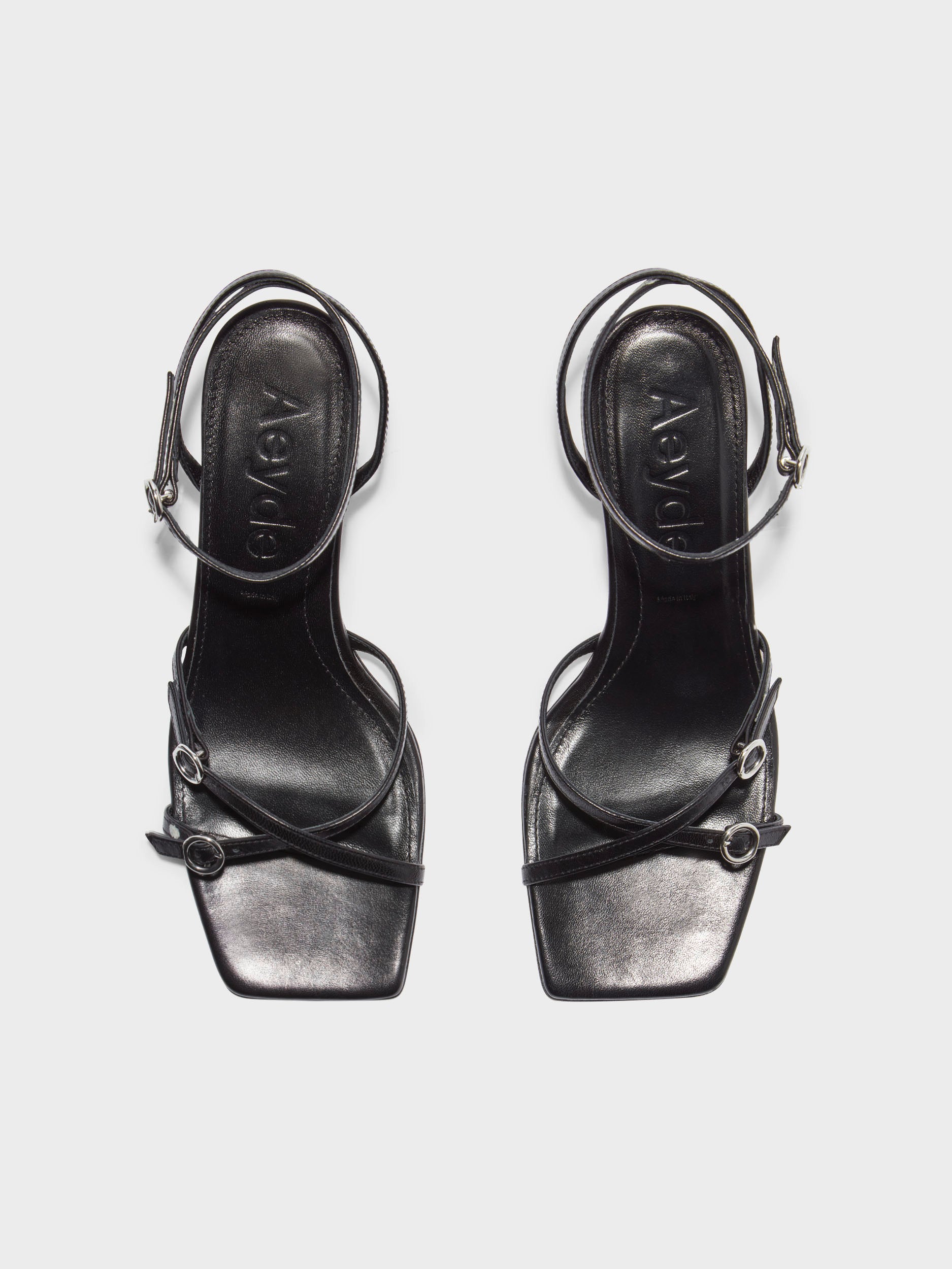 Libby Leather Kitten-Heel Sandals - Image 5