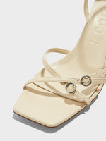 Libby Leather Kitten-Heel Sandals - Image 3