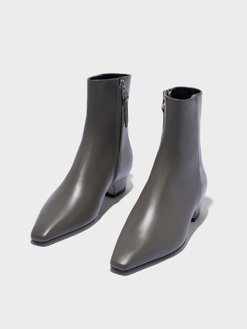 Lilia Leather Ankle Boots