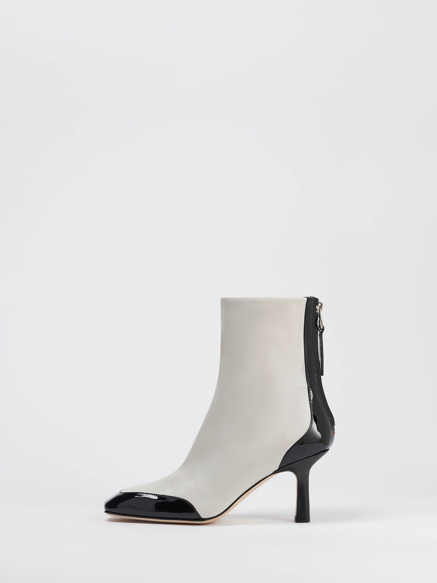 Lily Chalk/Black Calf/Patent
