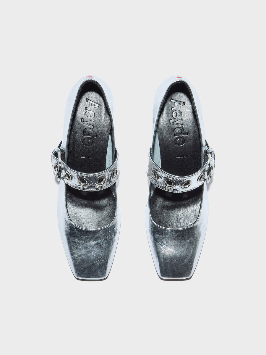 Lina Eyelet Mary-Jane Pumps