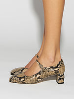 Lina Snake Print Mary-Janes - Image 6