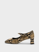 Lina Snake Print Mary-Janes - Image 1